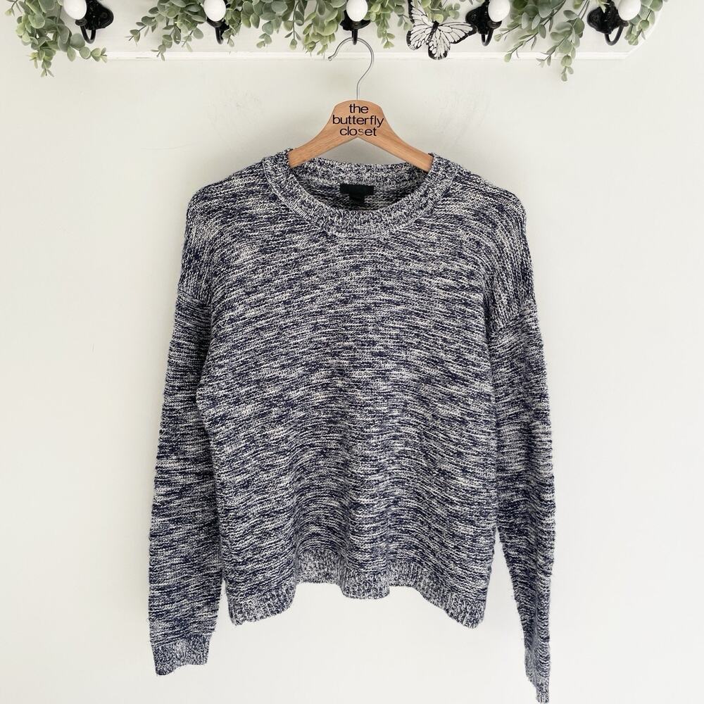 J.Crew Collection Marled Crewneck Sweater | S style H9515